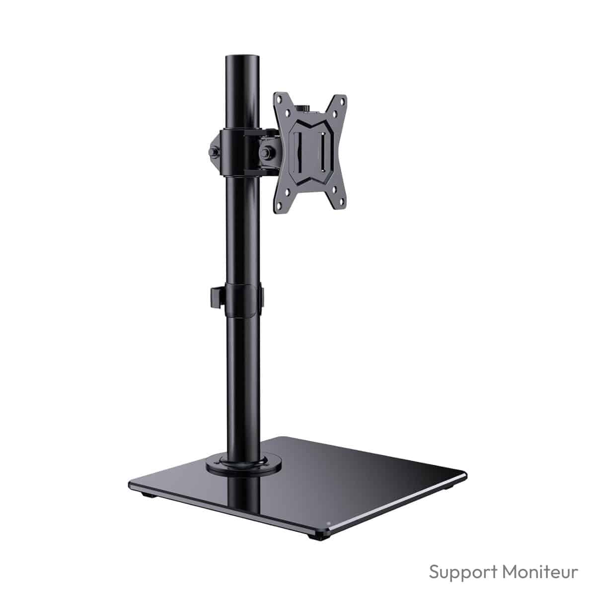 Pied d'écran pc ErGear socle verre trempé 13-32 pouces VESA 75 100 mm