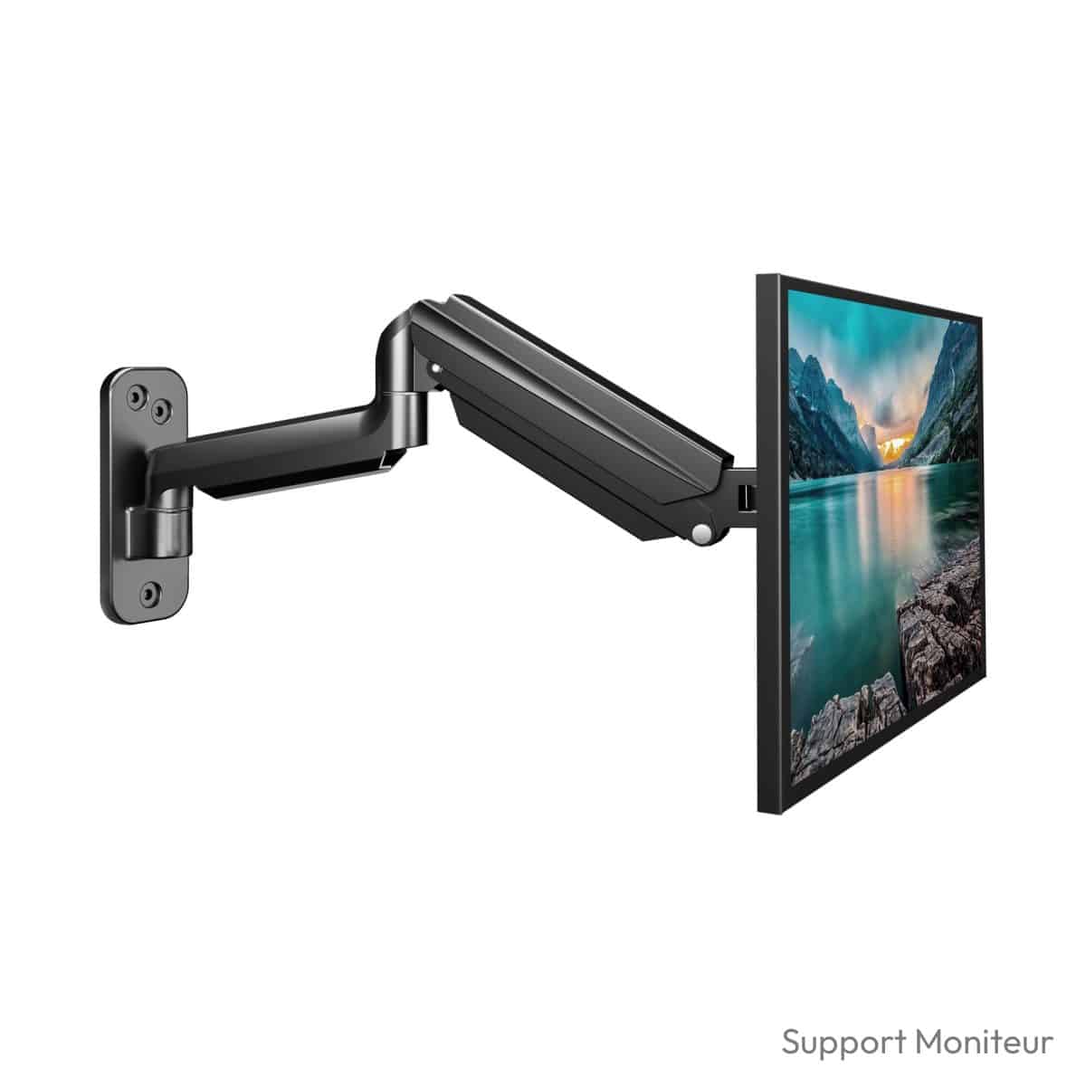 Support écran pc mural Suptek WM01A 17-32 pouces bras à gaz VESA 75 100mm